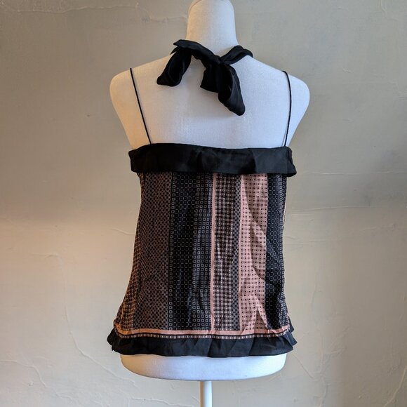 vintage elie tahari geometric halter top ASO piper halliwell charmed (6) - Picture 4 of 7